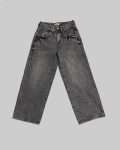 Vintage Washed Black Baggy Jeans
