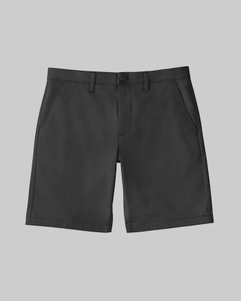 Black Member’s Mark Men’s Flat Front Twill Short