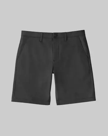 Black Member’s Mark Men’s Flat Front Twill Short