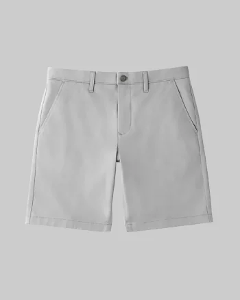Light Grey Member's Mark Men's Flat Front Twill Short